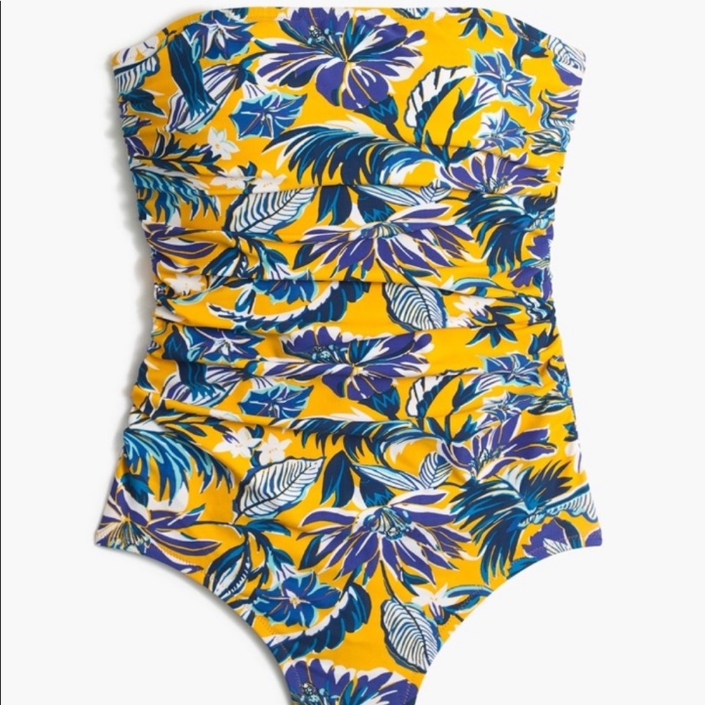 J Crew strapless one piece